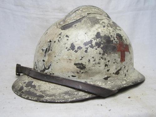 Franse medische helm uit de Tweede Wereldoorlog, Verzamelen, Militaria | Tweede Wereldoorlog, Overige soorten, Verzenden