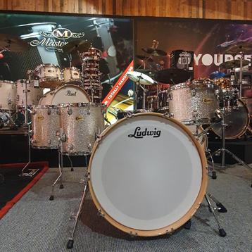 Ludwig Centennial Led Zeppelin natural: grote set!, Musique & Instruments, Batteries & Percussions, Enlèvement ou Envoi, Neuf