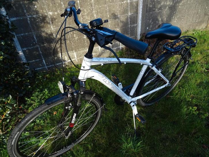 herenfiets, Fietsen en Brommers, Fietsen | Heren | Herenfietsen, Gebruikt, Overige merken, Versnellingen, Ophalen