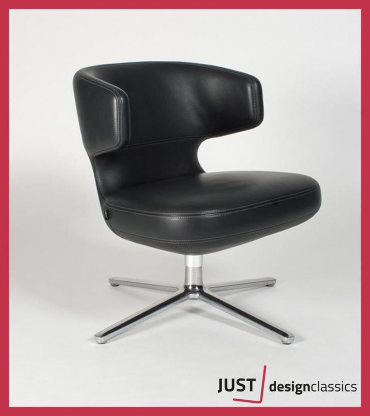 Vitra Petit Repos Grijs Leder Nieuwstaat (voorraad:4), Huis en Inrichting, Fauteuils, Zo goed als nieuw, Ophalen