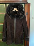 Suede vest d'hiver pour femme avec fourrure, Kleding | Dames, Jassen | Winter, Ophalen, Gedragen, Maat 36 (S), Bruin