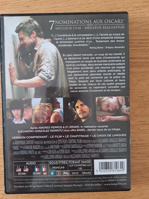 Dvd Babel le film de Iñárritu avec Brad Pitt, CD & DVD, VHS | Film, Utilisé, Drame, À partir de 12 ans, Envoi
