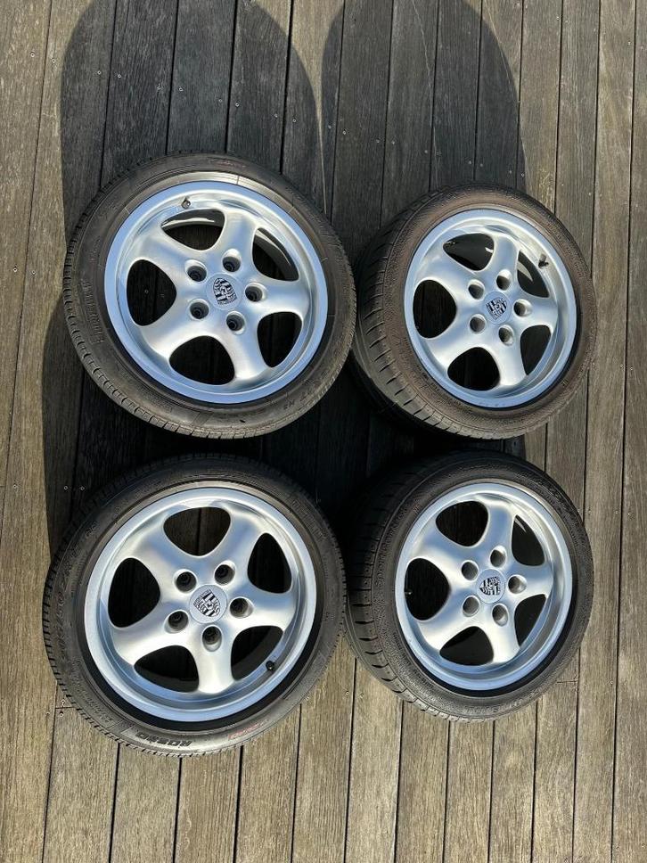 Porsche 993 velgen, Auto-onderdelen, Banden en Velgen, Velg(en), 17 inch, Ophalen