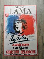 SERGE LAMA - NAPOLEON - AFFICHE ORIGINALE - 78/118 CM, Collections, Comme neuf, Musique, Affiche ou Poster pour porte ou plus grand