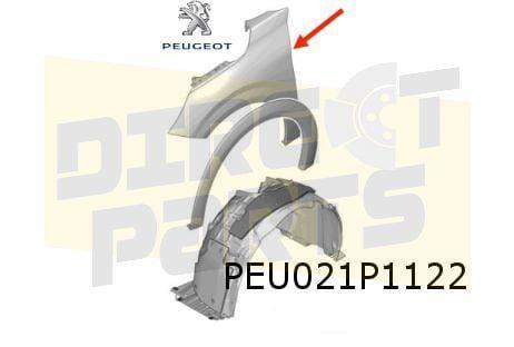 Peugeot 208 (10/19-) voorscherm Rechts (bij wielkastverbrede, Auto-onderdelen, Carrosserie, Spatbord, Peugeot, Nieuw, Verzenden