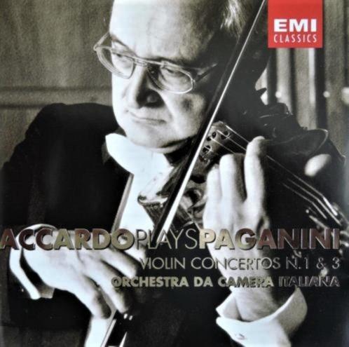Paganini / Vioolconcerten 1 & 3 - Accardo - EMI - DDD - 1999, Cd's en Dvd's, Cd's | Klassiek, Zo goed als nieuw, Orkest of Ballet