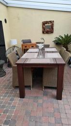 Tuinstel in teak, Tuin en Terras, Ophalen, Zo goed als nieuw
