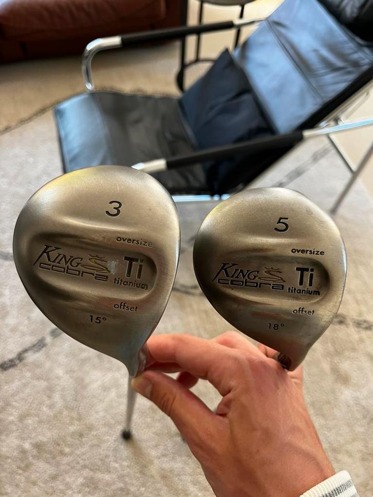 King Cobra Oversize Ti Titanium Fairway 3/5 Wood Graphite, Sport en Fitness, Golf, Club, Ophalen