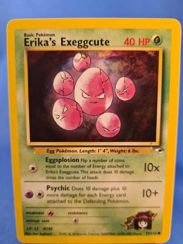 Erika's Exeggcute 77/132 - Gym Heroes beschikbaar voor biedingen