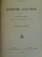 Cours de Géométrie analytique Joseph Carnoy 1874 Louvain Des, Verzenden, Joseph Carnoy