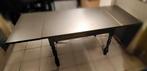 Table en chêne véritable couleur argent salle a manger, Ophalen, Gebruikt, Vijf personen of meer, Eikenhout