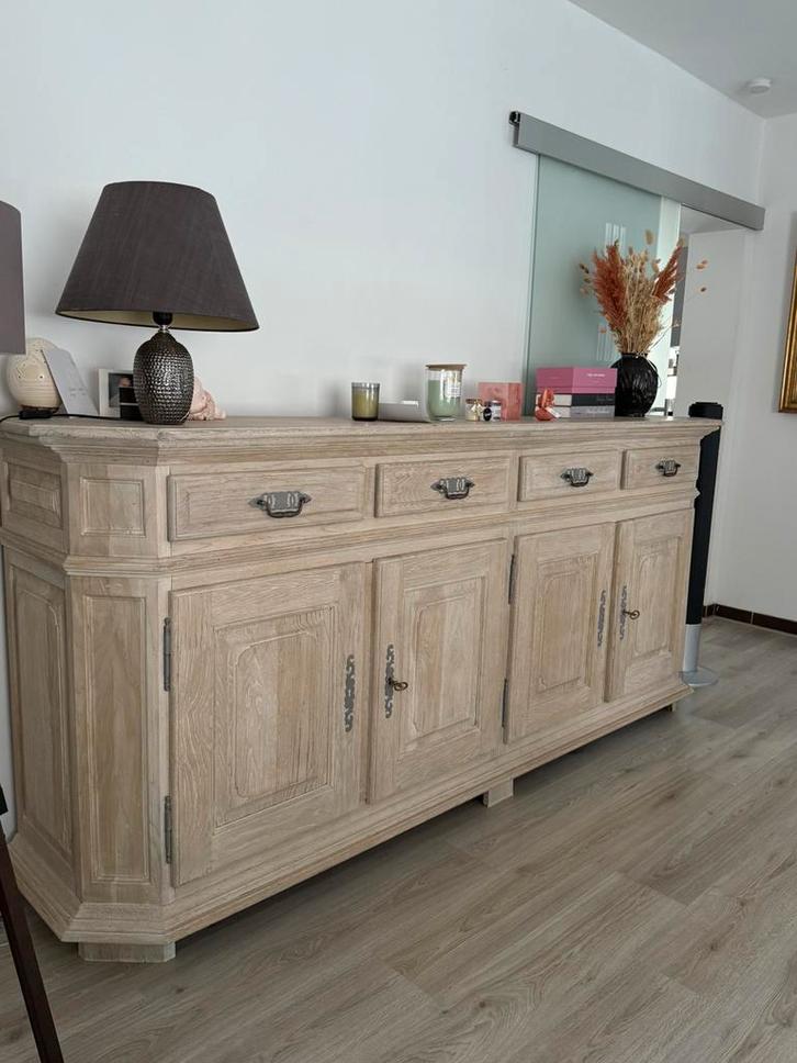 Prachtige vol eiken eetkamer, Huis en Inrichting, Complete eetkamers, Zo goed als nieuw, Ophalen