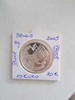 Belgie 10 euro 2005 AG IN PROOF !!!!, Timbres & Monnaies, Monnaies | Europe | Monnaies euro, Enlèvement ou Envoi