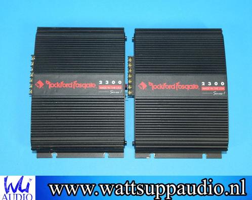 Rockford Fosgate 2300 Series 1 versterker set PackageDeal, Auto diversen, Autospeakers, Gebruikt, Ophalen of Verzenden