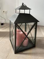 Groot windlicht, Huis en Inrichting, Woonaccessoires | Kandelaars en Kaarsen, Ophalen, Overige materialen, Gebruikt, 25 tot 50 cm
