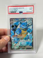 2023 POKEMON MEW BLASTOISE ex ULTRA RARE 184/165 #184 psa-9, Ophalen of Verzenden, Zo goed als nieuw, Losse kaart