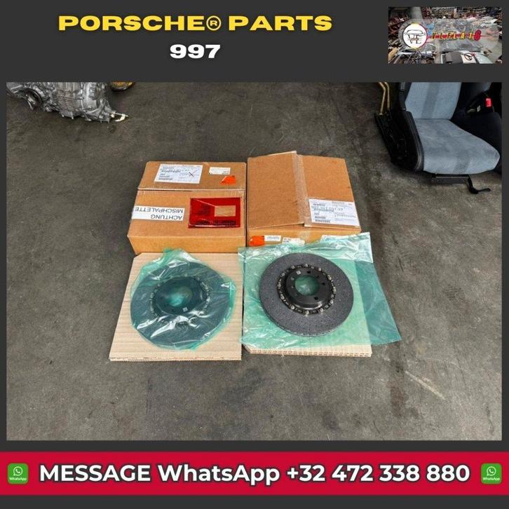 Paire de disques de freins céramique Porsche 997, Autos : Pièces & Accessoires, Freins & Transmission, Pièces Oldtimer ou Ancêtre