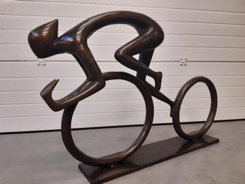 BRONZEN FIETSER/ SPRINTER / VOOR FIETSLIEFHEBBER SPOTPRIJS! beschikbaar voor biedingen