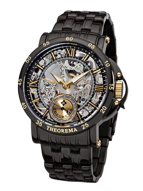 Horloge Theorema Casablanca Black, Handtassen en Accessoires, Horloges | Heren, Zo goed als nieuw, Polshorloge, Overige merken