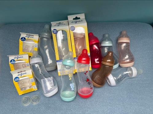 Nieuwe flessen Difrax + spenen, Enfants & Bébés, Aliments pour bébé & Accessoires, Neuf, Autres types, Enlèvement