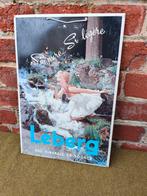 Reclameblad Leberg 1962 (geen geëmailleerde plaat), Verzamelen, Merken en Reclamevoorwerpen, Ophalen of Verzenden, Gebruikt, Reclamebord