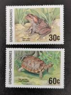 Grenadines (GRE) 1986 - reptielen, amfibie, schildpad, pad, Ophalen of Verzenden, Postfris, Noord-Amerika