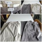 Set van 2 katoenen herenbroeken CALVIN KLEIN /T. 36x32 (L), Kleding | Heren, Broeken en Pantalons, Verzenden, Beige, Zo goed als nieuw