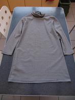 jurk lange mouw, zwart- wit ruitjes, medium, Taille 38/40 (M), Porté, Enlèvement ou Envoi