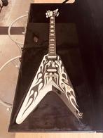 Dean Michael Schenker Flying V Custom, Flames, Muziek en Instrumenten, Snaarinstrumenten | Gitaren | Elektrisch, Ophalen, Zo goed als nieuw