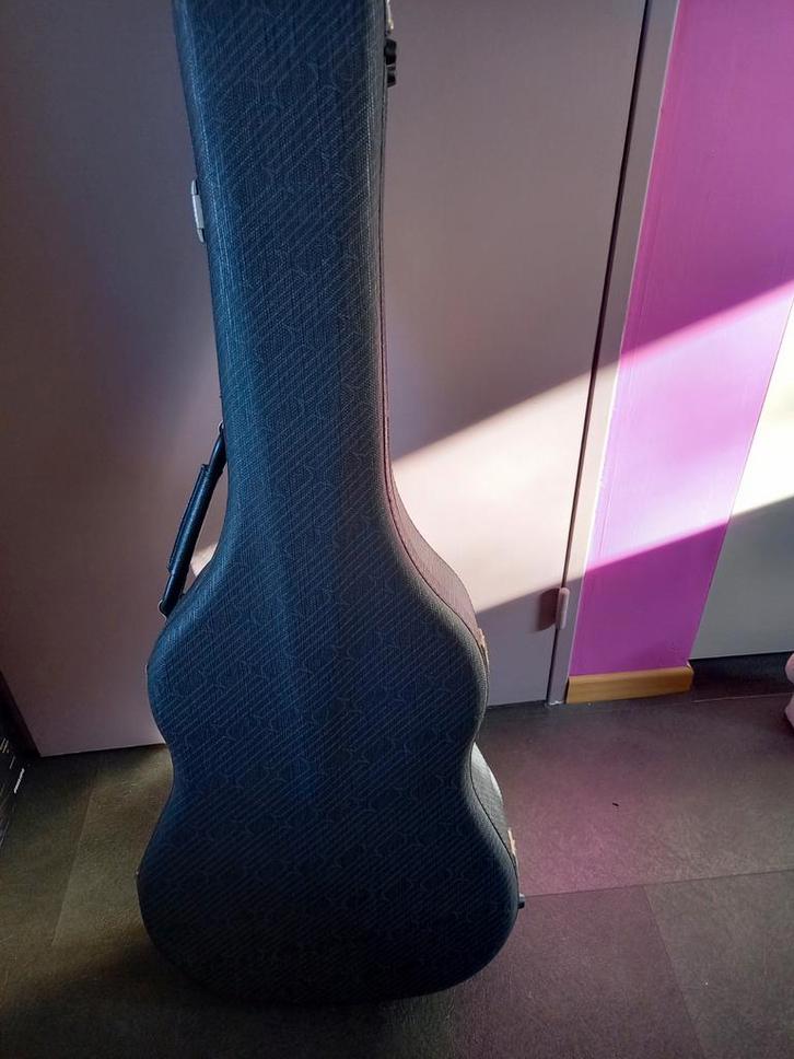 Unieke gitaar koffer met originele bedrukking, Musique & Instruments, Boîtiers & Valises, Enlèvement