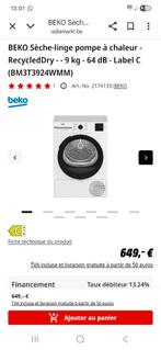 Sechoir 9k neuve, Electroménager, Neuf, Enlèvement ou Envoi, À condensation, 8 à 10 kg