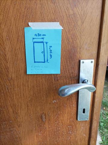 Portes intérieurs. Voir texte et photos. beschikbaar voor biedingen