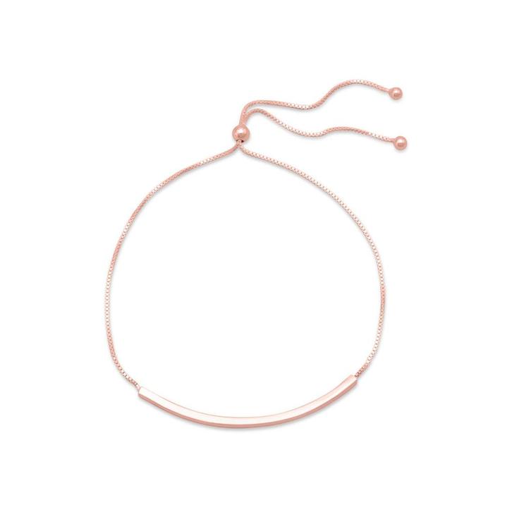 14K rosé verguld zilveren damesarmband - OP=OP!, Handtassen en Accessoires, Armbanden, Nieuw, Zilver, Roze, Ophalen of Verzenden