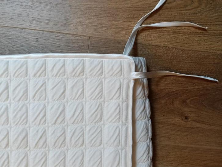 Parkomranding + parklegger (ecru, gewatteerd) als nieuw!, Kinderen en Baby's, Babyparken, Zo goed als nieuw, Rechthoekig, Ophalen