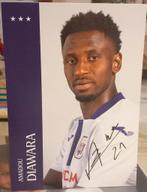 Carte postale dédicacée RSC Anderlecht 23/24 Diawara, Ophalen of Verzenden, Zo goed als nieuw