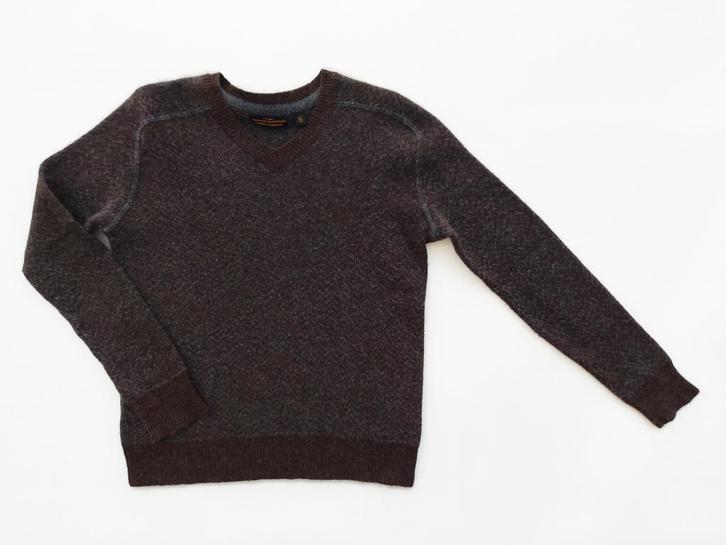 AO76 zachte donkerbruine trui 6 jaar / 116 *NIEUWSTAAT*, Kinderen en Baby's, Kinderkleding | Maat 116, Zo goed als nieuw, Jongen