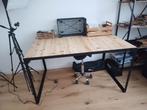 Table à manger Maison du Monde industrielle fer métal & bois, 50 tot 100 cm, Nieuw, 100 tot 150 cm, Rechthoekig