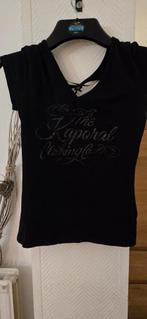 t-shirt noir à dos ouvert, Enlèvement ou Envoi, Taille 36 (S), Noir, Neuf