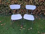 2 chaises en formica, Huis en Inrichting, Stoelen, Ophalen, Gebruikt, Wit, Twee