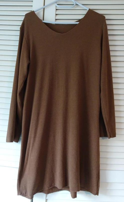 Bruine tuniek, Kleding | Dames, Blouses en Tunieken, Gedragen, Bruin, Ophalen of Verzenden