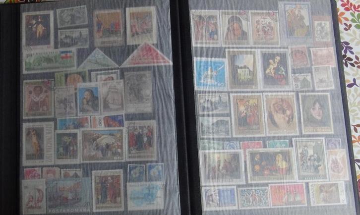 Postzegelalbum A4 (36) veel thema en Europa, Postzegels en Munten, Postzegels | Volle albums en Verzamelingen, Ophalen of Verzenden