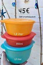 Tupperware set crystalwave medium, Ophalen of Verzenden, Nieuw