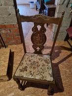 Set van 6 eetkamerstoelen, Ophalen, Gebruikt, Hout, Vijf, Zes of meer stoelen