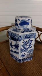 Magnifique pot asiatique bleu et blanc, Ophalen of Verzenden