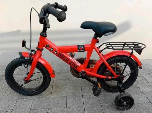 Kinderfiets BFK High Risk 12inch incl zijwieltjes 🚴‍♂️, Kinderen en Baby's, Speelgoed | Buiten | Voertuigen en Loopfietsen, Zo goed als nieuw