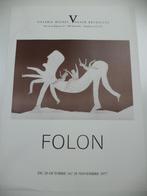 VTG 1977 FOLON affiche expo Galerie Michel VOKAER Brussel, Antiek en Kunst, Kunst | Litho's en Zeefdrukken, Ophalen of Verzenden