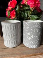 2 câche-pots 15cm hoog, Ophalen, Zo goed als nieuw