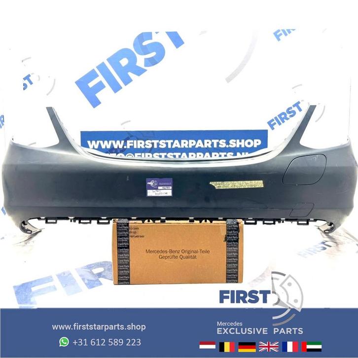 BUMPER W205 C KLASSE ACHTERBUMPER HYBRID A2058850138 ORIGINE, Auto-onderdelen, Carrosserie, Bumper, Mercedes-Benz, Achter, Gebruikt