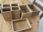 Set de salle de bain en bambou Ikéa (réf. Dragan) - 7 pièces, Huis en Inrichting, Ophalen, Gebruikt, Overige kleuren, Overige typen