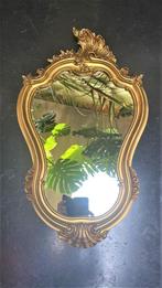 Magnifique ancien miroir doré 62 cm, Ophalen of Verzenden